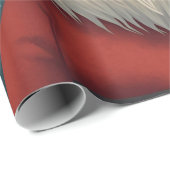 Kerstman met dieren cadeaupapier (Rol Hoek)