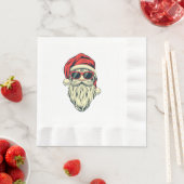 kerstman met een bril servet (Insitu)
