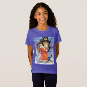 Kerstman met een klok t-shirt (Voorkant volledig)