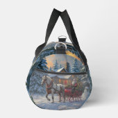 Kerstman met één paard Sleigh Plunjezak (Rechts)