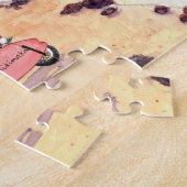 Kerstman met een Shave Ice-standaard Legpuzzel (Zijkant)