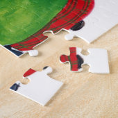 kerstman met een traditioneel kerstjaar mevrouw Cl Legpuzzel (Zijkant)