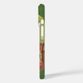 Kerstman met elfen in de werkplaats Case-Mate iPhone case (Achterkant / Links)