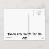 Kerstman met elven voor huur feestdagenkaart (Achterkant)