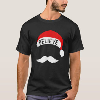 Kerstman met geloof pet voor kerst of kerst t-shirt