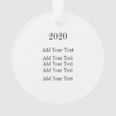 Kerstman met gezichtsmasker 2 Ornament (achterkant)