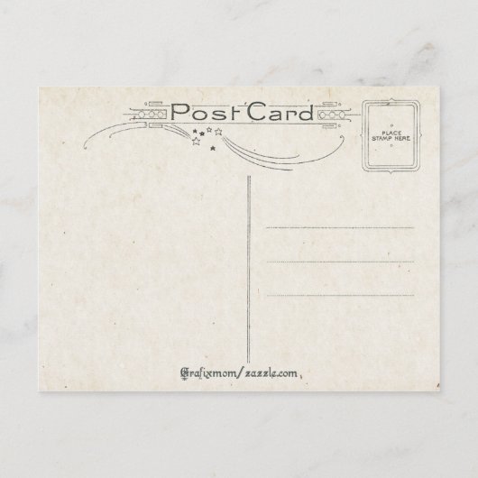  kerstman met glimlachend kind feestdagenkaart (Achterkant)