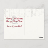 kerstman met Gold Star Briefkaart (Achterkant)