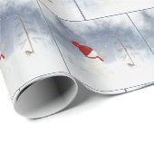 kerstman met Gold Star Cadeaupapier (Rol Hoek)