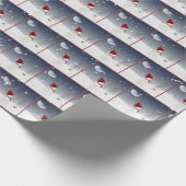 kerstman met Gold Star Cadeaupapier (Hoek)