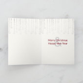 kerstman met Gold Star Feestdagen Kaart (Binnen)