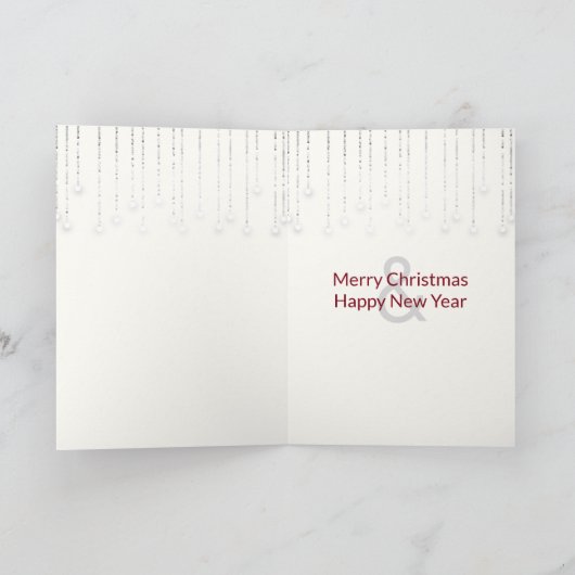 kerstman met Gold Star Feestdagen Kaart (Binnen)