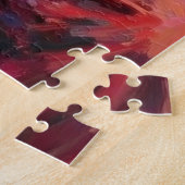 Kerstman met Great Dane Kerst Kunst Legpuzzel (Zijkant)