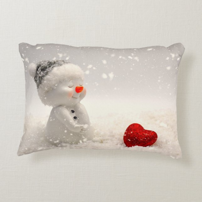 Kerstman met hartverwarmende liefde accent kussen (Achterkant)