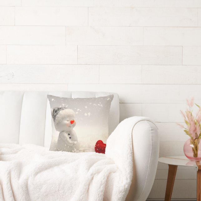 Kerstman met hartverwarmende liefde kussen (Bank)