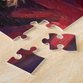 Kerstman met Havanese Kerst Kunst Legpuzzel (Zijkant)