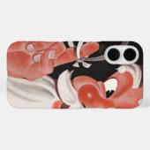 Kerstman met herinneringssnoer aan vinger Case-Mate iPhone case (Achterkant (horizontaal))