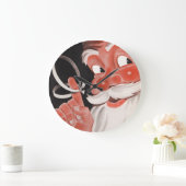  Kerstman met Herinneringsstring op Vinger Grote Klok (Huis)