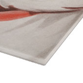  Kerstman met Herinneringsstring op Vinger Snijplank (Hoek)