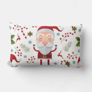 “Kerstman met hulst” Kerstmis Kussen