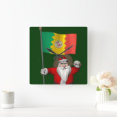 kerstman met intrede van Los Angeles Vierkante Klok (Huis)