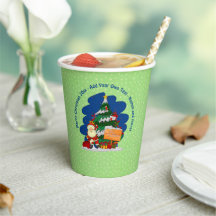 Kerstman met kerstboom 20xx voeg tekst toe