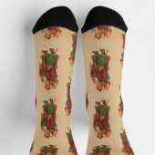  kerstman met kerstboom sokken (Top)