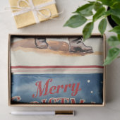  kerstman met kerstboomrijst tissuepapier (Geschenk)