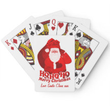 Kerstman met kerstcadeaus voor cadeaukaartjes