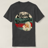  kerstman met kerstfeest Oude Fashi T-shirt (Design voorkant)