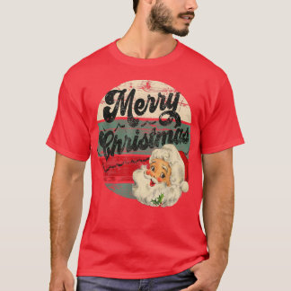 kerstman met kerstfeest Oude Fashi T-shirt