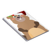kerstman met kerstman notitieboek (Rechterzijde)
