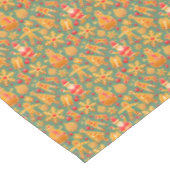 kerstman met kerstmanboom tafelkleed (Gekanteld)