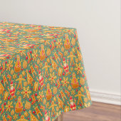 kerstman met kerstmanboom tafelkleed (Voorbeeld)