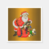 Kerstman met kerstmis en Sack Full of Speys Servet (Voorkant)