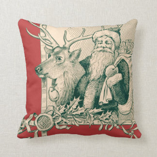 kerstman met Kerstmis Saint Nick Kussen