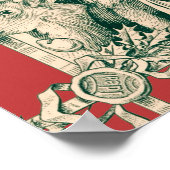 kerstman met Kerstmis Saint Nick Poster (Hoek)