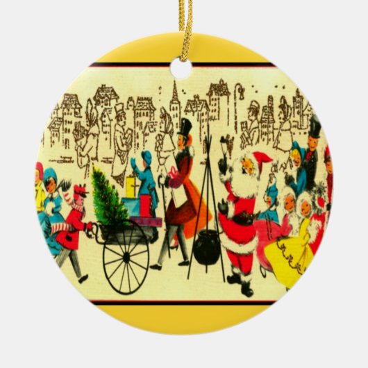  Kerstman met Kettle Ornament (Voorkant)