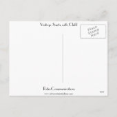  Kerstman met kind Feestdagenkaart (Achterkant)