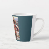 Kerstman met kinderen 1 latte mok (Rechts)