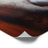 Kerstman met kinderen 7 poster (Hoek)