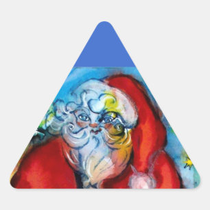 KERSTMAN MET LANTAARN IN DE KERSTNACHT STICKER