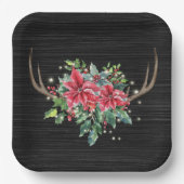 Kerstman met licht papieren bordje (Voorkant)