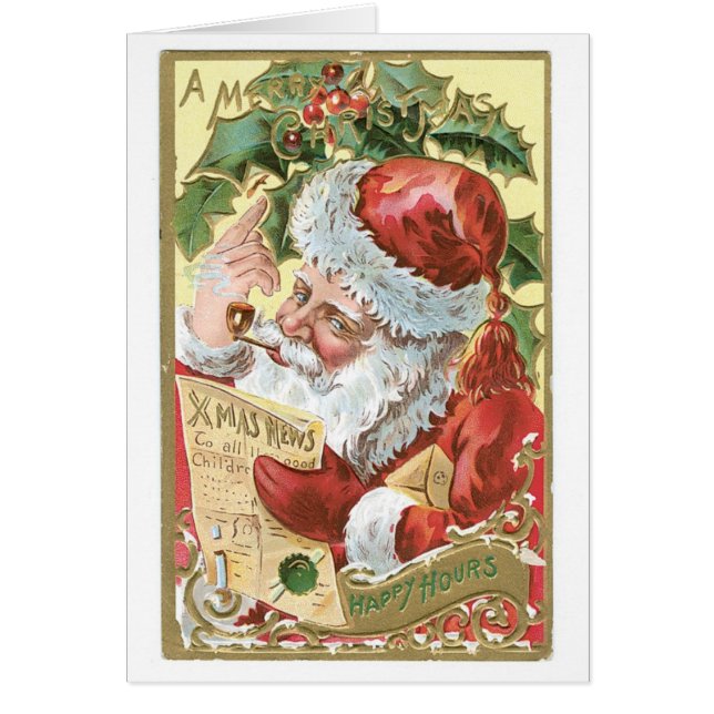 kerstman met lijst (Voorkant)