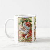 kerstman met lijst koffiemok (Links)