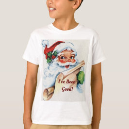 kerstman met lijst T-shirt