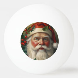 Kerstman met maretak pingpongbal