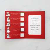 Kerstman met naam | Jongens rode activiteit Feestdagen Kaart (Binnen)