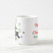 Kerstman met naam kerstcadeau  koffiemok (Center)