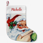  Kerstman met naam Kleine Kerstsok (Voorkant)